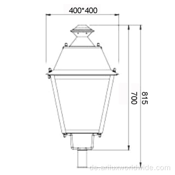 Fabrik direkt 40w 60base Gartenleuchten